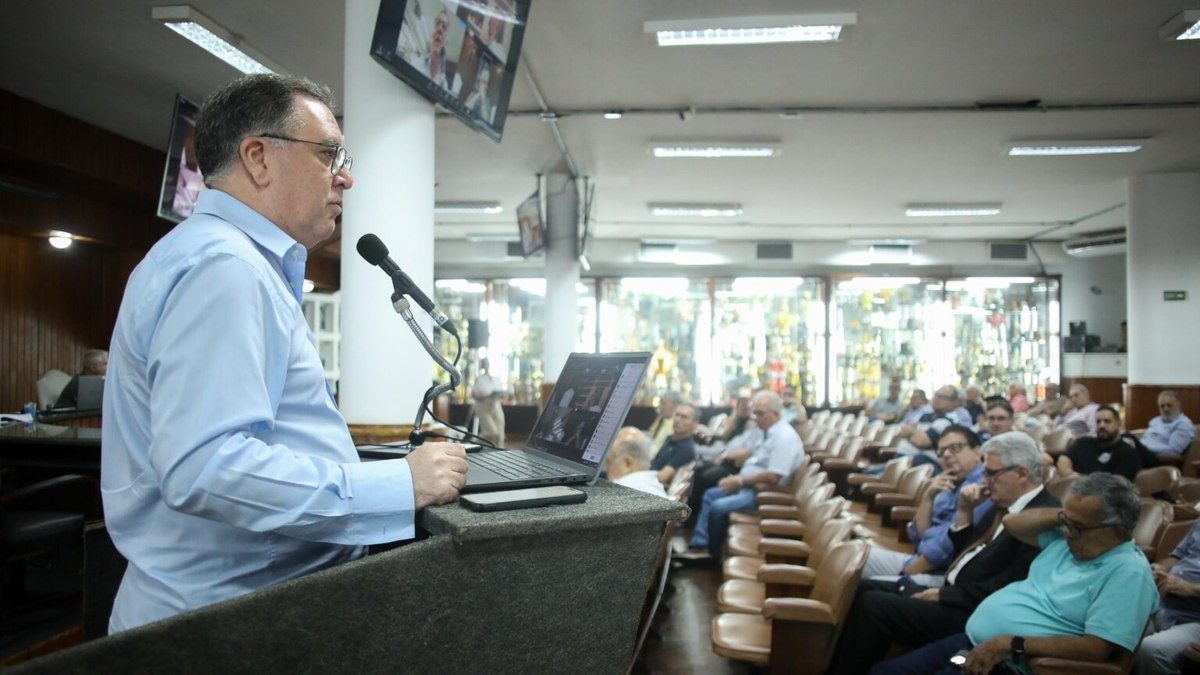 Marcelo Teixeira, presidente do Santos Marcelo Teixeira, presidente do Santos