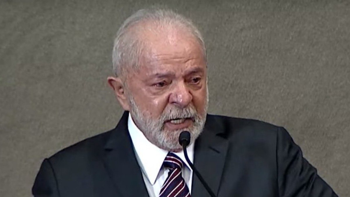 Lula em seu discurso de diplomação