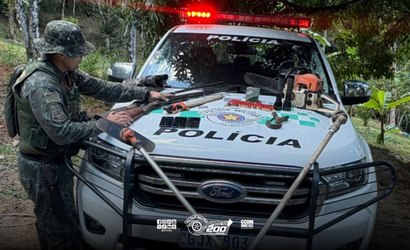 PM captura caçadores em área de conservação no litoral de SP