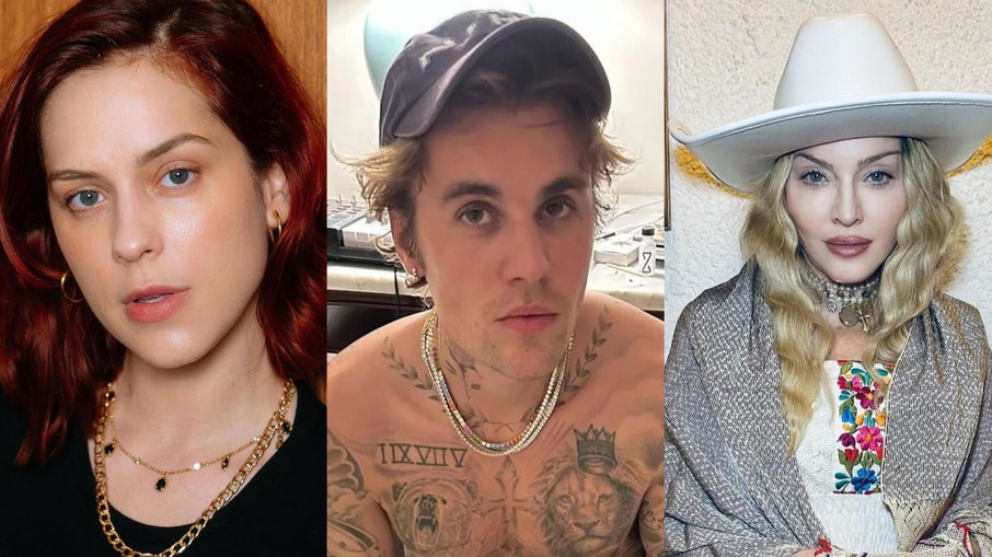 Sophia Abrahão, Justin Bieber e Madonna em fotos nas redes sociais