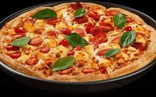 Super Pizza Pan massa receita americana