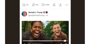VÍDEO: post racista de Trump com Obama gera revolta