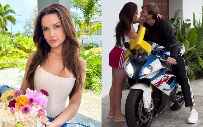 Juliette ganhou moto BMW do noivo,  Kaique Cerveny