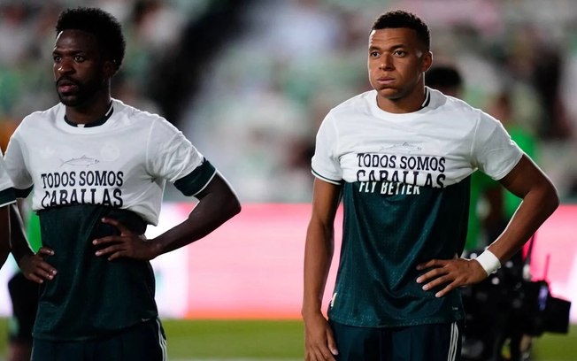 Javier Tebas critica Vini Jr e Mbappé por participação em campanha por Ceuta Javier Tebas critica Vini Jr e Mbappé por participação em campanha por Ceuta