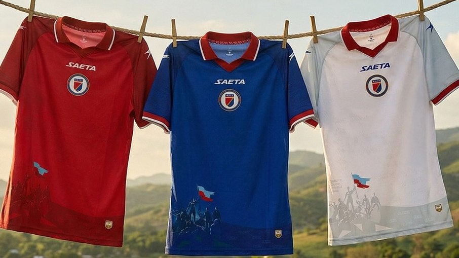 Uniformes do Haiti pra Copa Uniformes do Haiti pra Copa