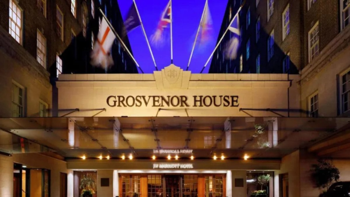 Hotel Marriott Grosvenor House London, onde o presidente Luiz Inácio Lula da Silva (PT) está hospedado para a coroação do rei Charles III