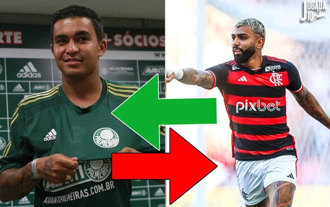 Palmeiras propõe troca entre Dudu e Gabigol ao Flamengo