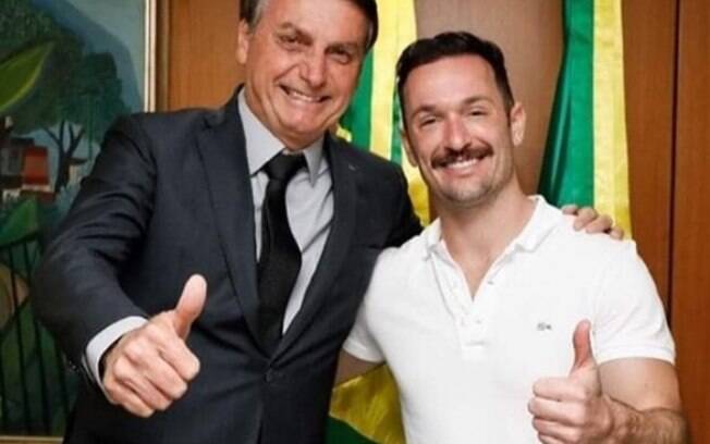 Diego Hypólito, ginasta assumidamente homossexual, se encontrou recentemente com Jair Bolsonaro