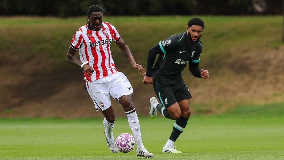 Stoke City em ação: o clube inglês é patrocinado pela Bet365