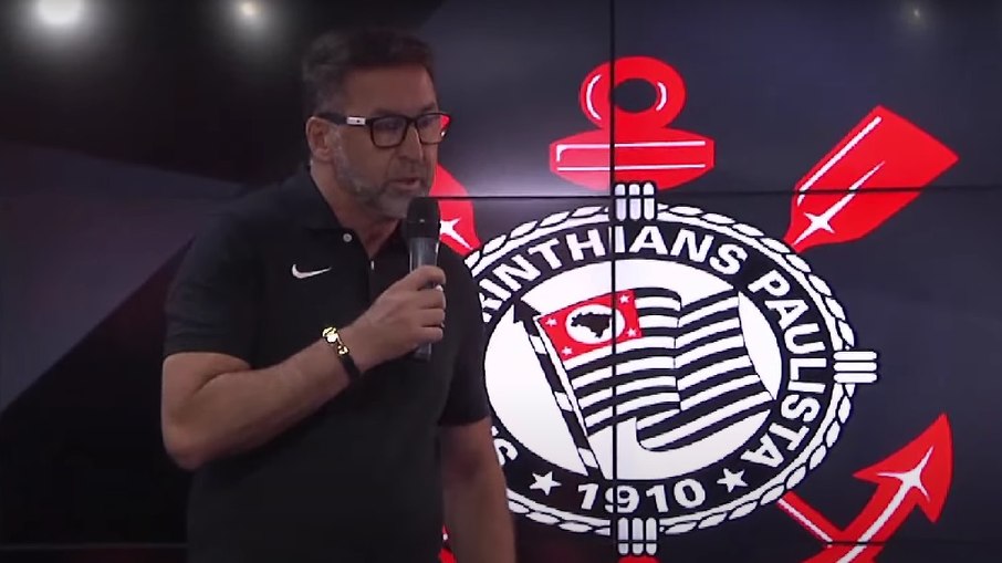 Presidente do Corinthians, Augusto Melo promoveu o 