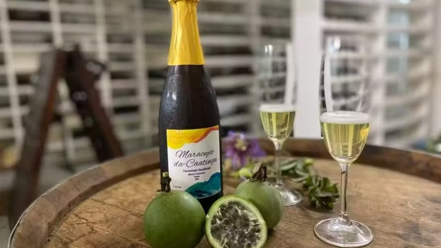 Espumante de maracujá Espumante de maracujá