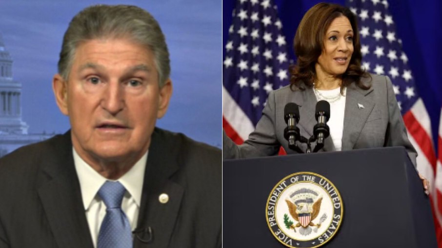 Joe Manchin quer desafiar Kamala Harris e substituir Biden nas eleições dos EUA