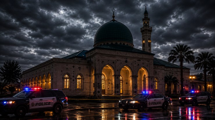 Polícia encontra símbolo nazista após chacina em mesquita
