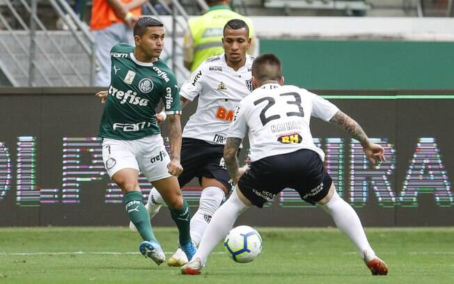 Palmeiras e Atlético-MG duelaram no Allianz Parque. Foto: Ricardo Moreira / Fotoarena / Agência O Globo