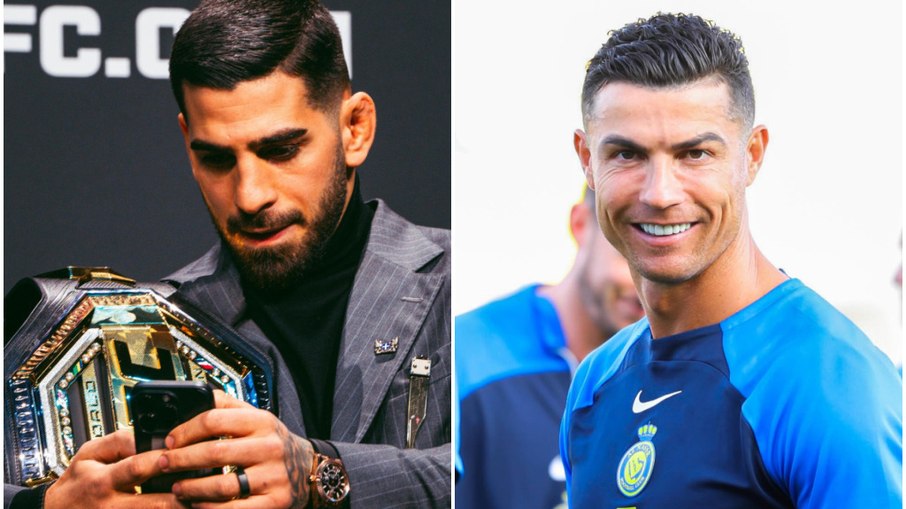 Ilia Topuria detona Cristiano Ronaldo: 'Não sabe distinguir confiança e arrogância'