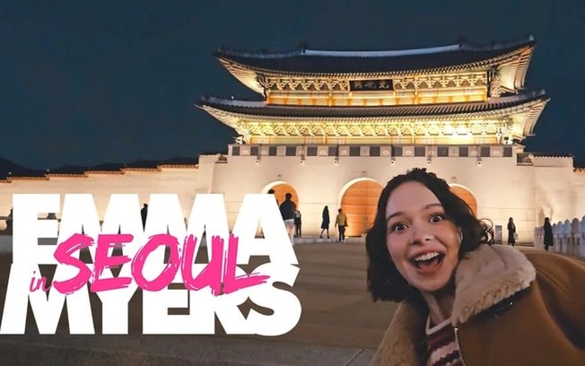 Emma Myers explora Seoul com o novo Galaxy S24 Ultra