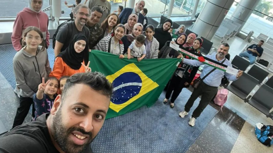 Brasileiros de Gaza chegam no Brasil