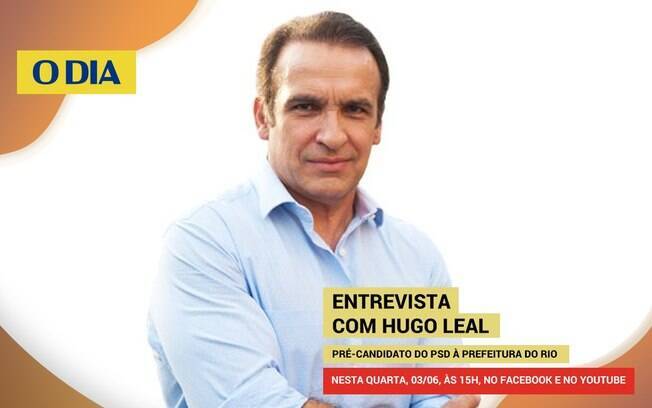 Hugo Leal é pré-candidato à prefeitura do Rio pelo PSD