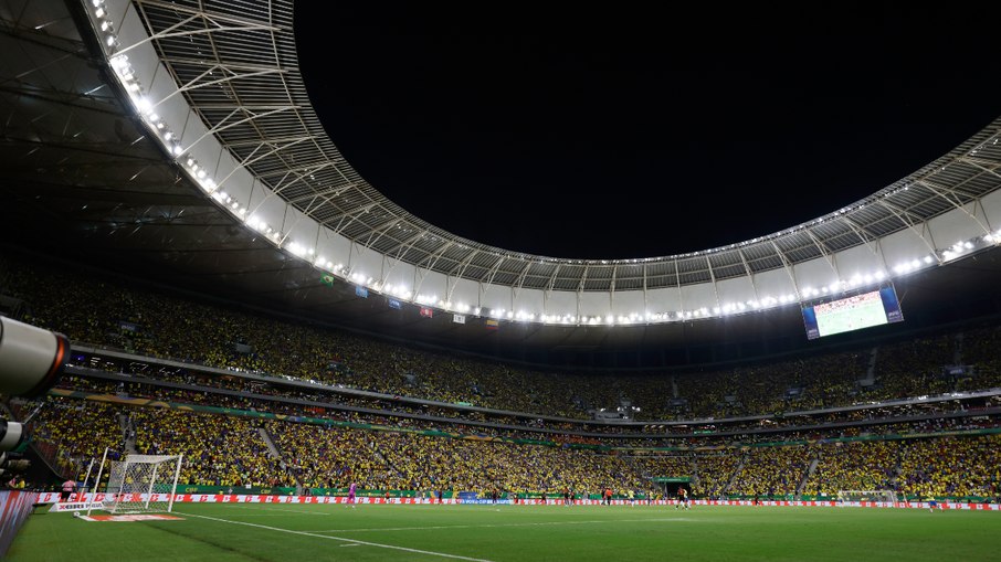 O Mané Garrincha recebeu partida da seleção brasileira em março