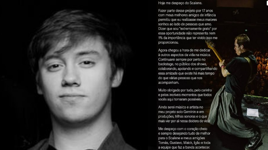 Lucas Furtado deixa a banda Scalene