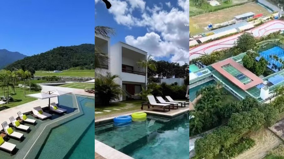 Mansão Neymar Jr, em Mangaratiba, no RJ