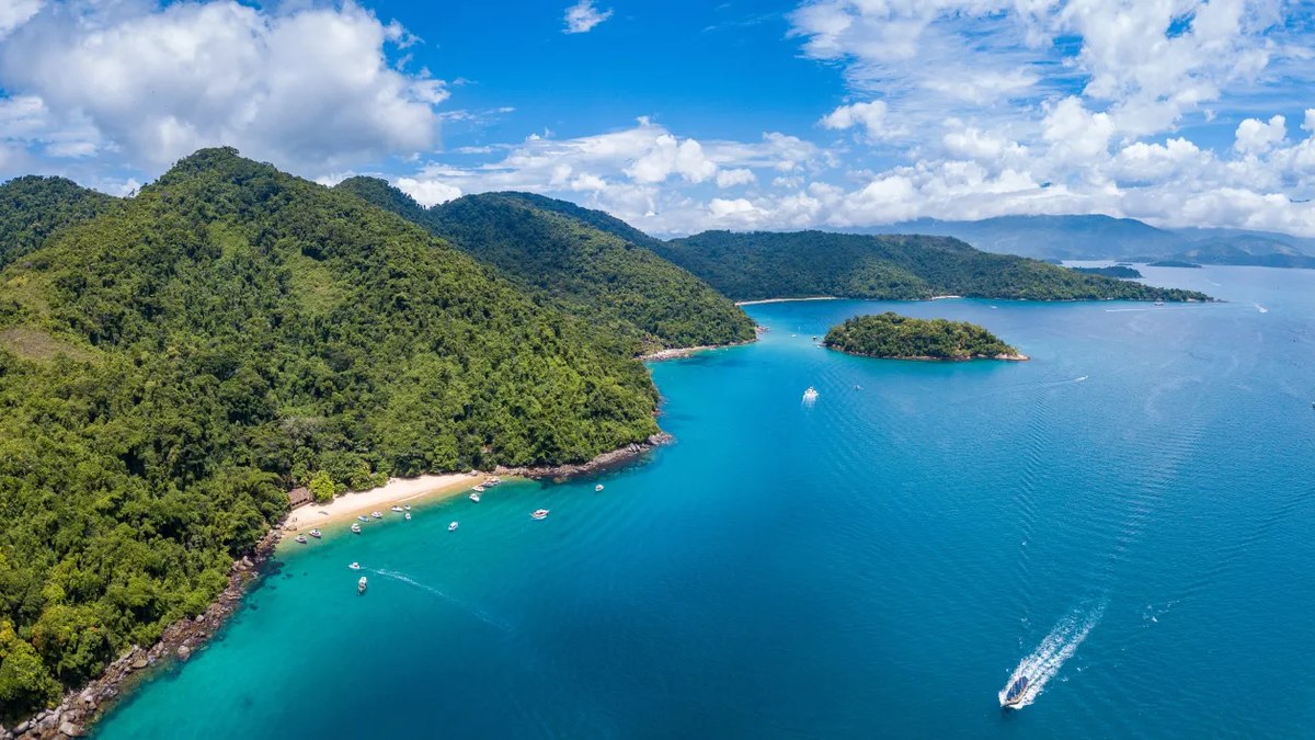 A cidade de Paraty no litoral sul do Rio de Janeiro, próximo à divisa com São Paulo A cidade de Paraty no litoral sul do Rio de Janeiro, próximo à divisa com São Paulo