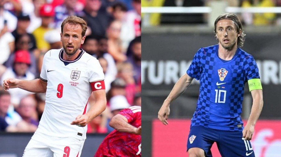 Kane e Modrick são destaques de Inglaterra e Croácia