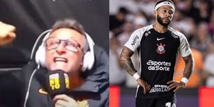 "Vergonha": Neto detona Corinthians após derrota para o Santos