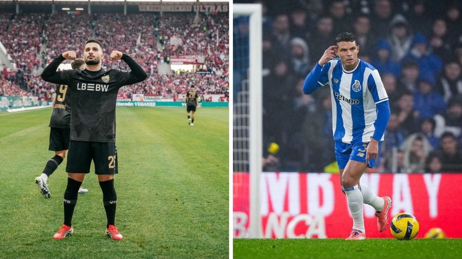 Thiago Silva é um dos brasileiros do Porto, ao lado de William Gomes e Pepê