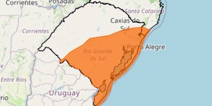 Ciclone bomba deixa RS em alerta para ventos de 90 km/h
