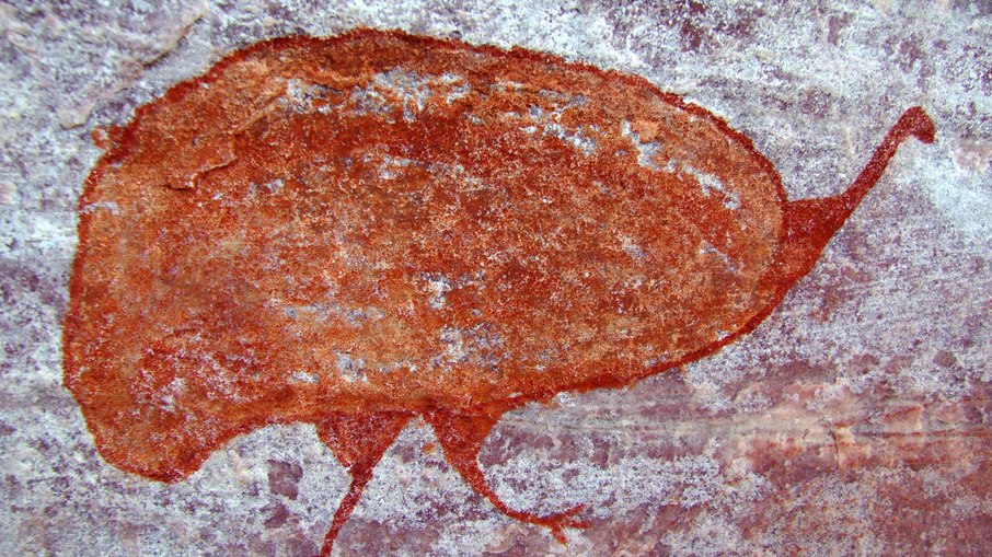 Pinturas rupestres em sítios arqueológicos brasileiros