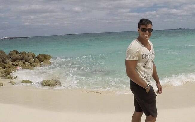 Antonio aproveita férias em Bahamas