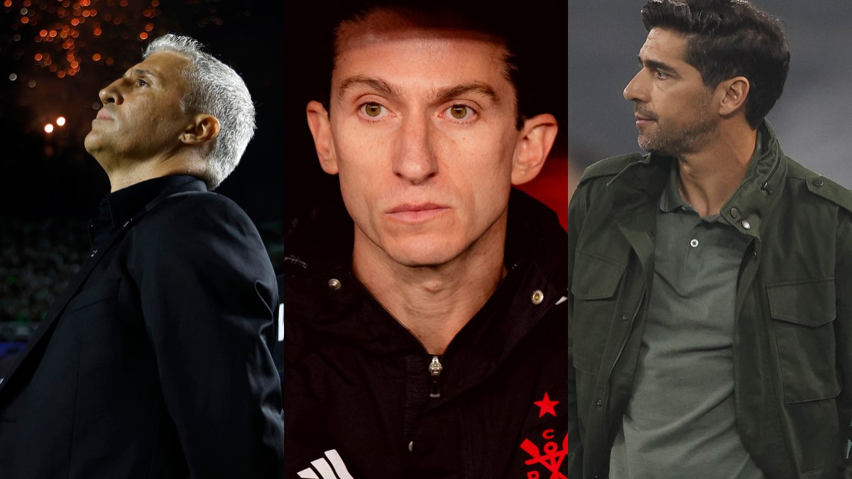 Crespo, Filipe Luís e Abel: os comandantes dos times brasileiros nas quartas da Libertadores 2025 Crespo, Filipe Luís e Abel: os comandantes dos times brasileiros nas quartas da Libertadores 2025