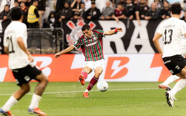 Marcão durante o jogo entre Corinthians e Fluminense Marcão durante o jogo entre Corinthians e Fluminense