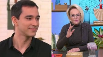 Ana Maria dá indireta na Globo em conversa com Hugo Calderano