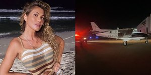 Lívia Andrade se despediu da família durante pane em avião