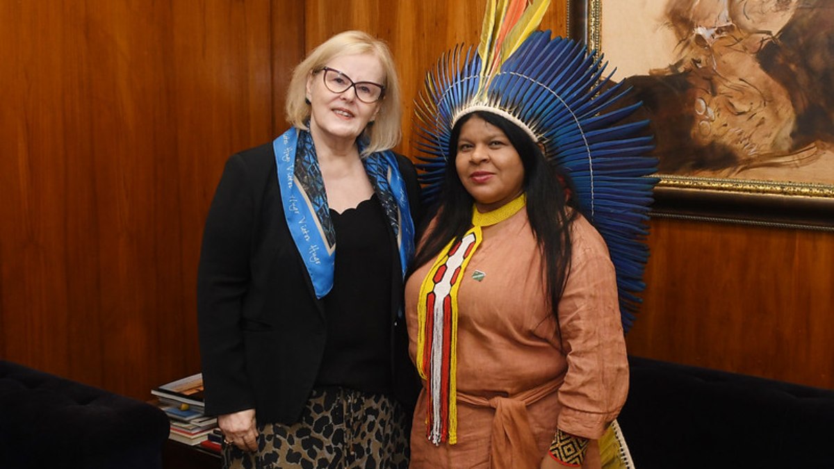 Audiência com Sônia Guajajara, ministra dos Povos Indígenas do Brasil 27/01/2023