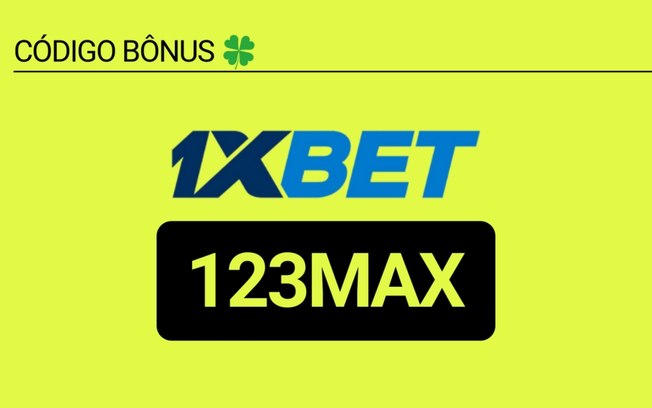 Código promocional 1xbet: Use 123MAX para bônus até R$1200