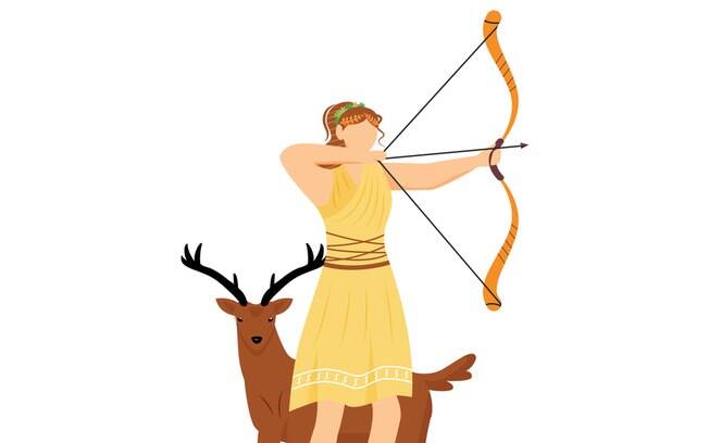 Deusa da caça, Ártemis é conectada com a natureza e busca a liberdade de ser