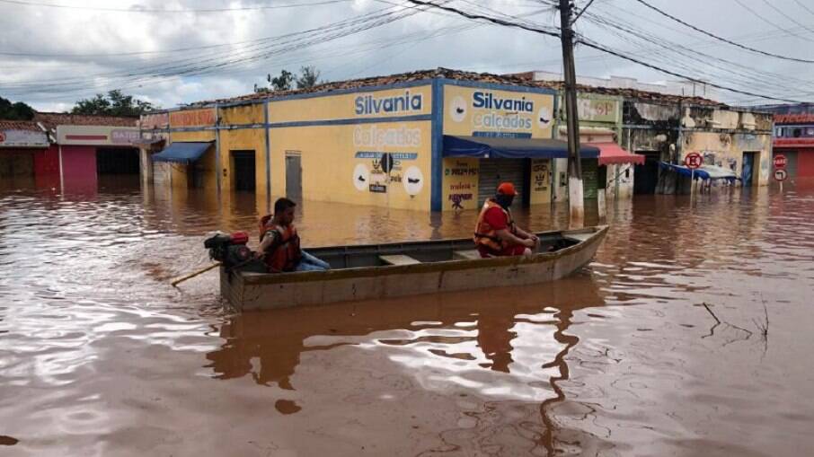Registro das chuvas na cidade de Mirador, no Maranhão