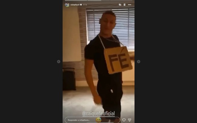 Richarlison não tem tido espaço com a camisa do Tottenham na temporada Richarlison não tem tido espaço com a camisa do Tottenham na temporada