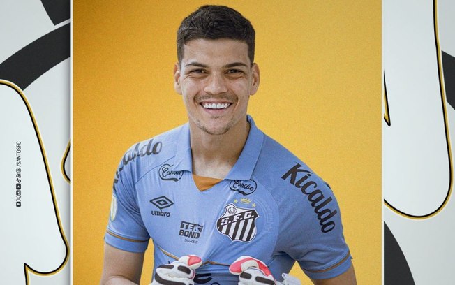 Santos anuncia contratação do goleiro Gabriel Brazão