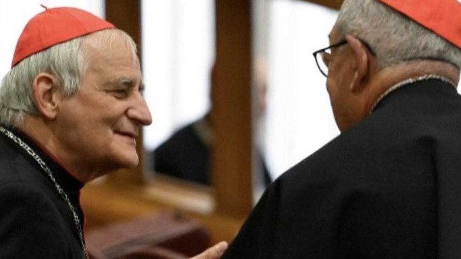 Cardeais reunidos para 12ª Congregação Geral, na véspera do do conclave