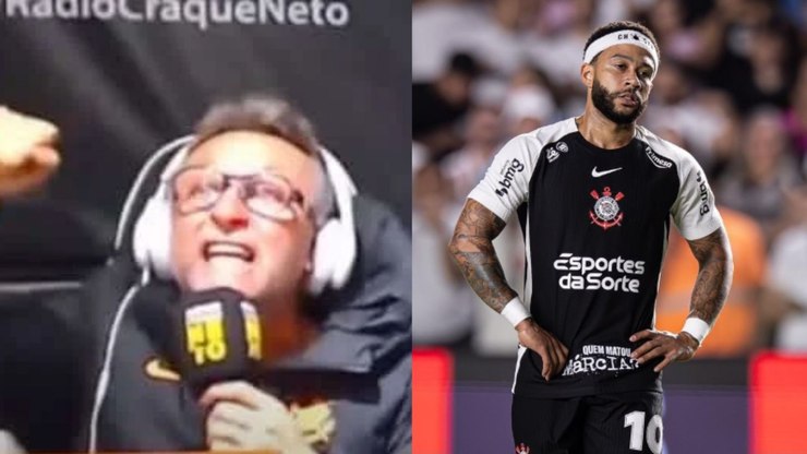 "Vergonha": Neto detona Corinthians após derrota para o Santos