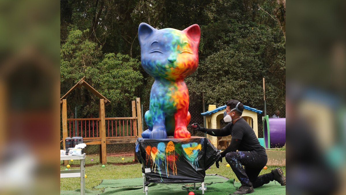 Primeira escultura do Art for Pets Primeira escultura do Art for Pets