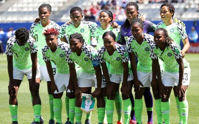 Jogadoras da Nigéria na Copa do Mundo feminina