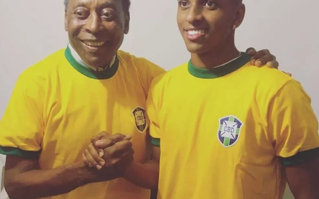Pelé e Rodrygo, dois camisas 10 da Seleção Brasileira
