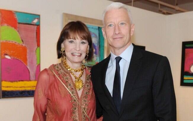 Gloria Vanderbilt e o filho Anderson Cooper