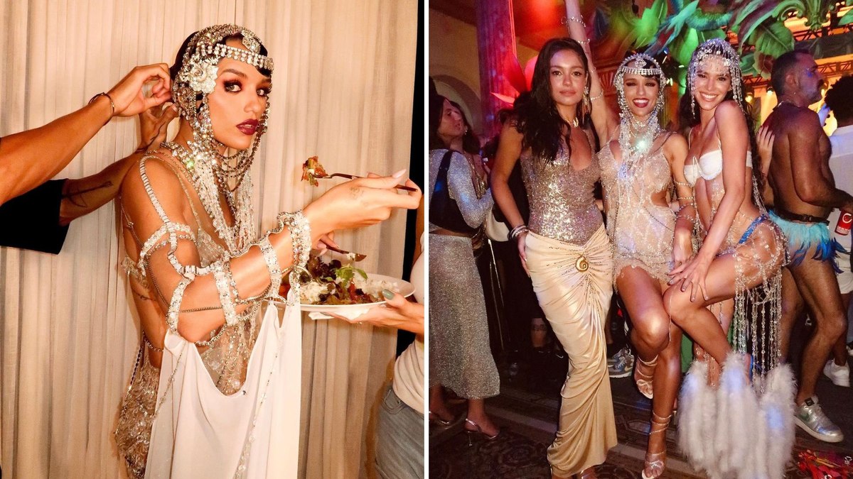 Rafa Kalimann curte Carnaval com Bruna Marquezine e Sophia Charlotte