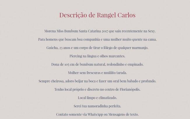 Descrição de Rangel Carlos para site